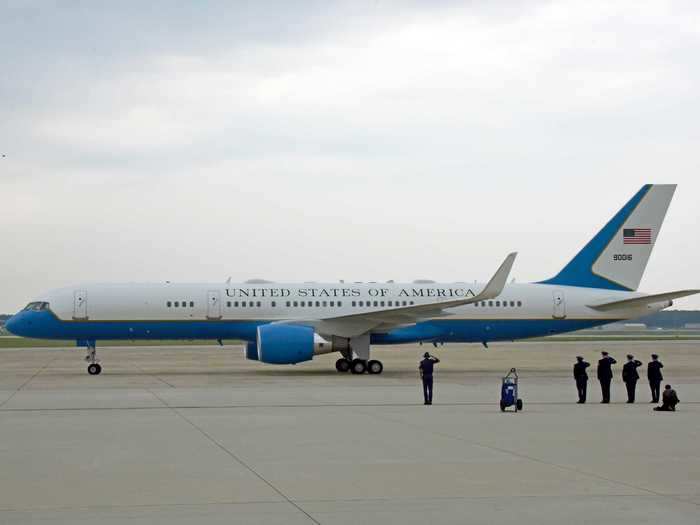 Bush had chartered his jet from the now-defunct North American Airlines while Gore had access to a modified Boeing 757 known as Air Force Two when he was aboard.