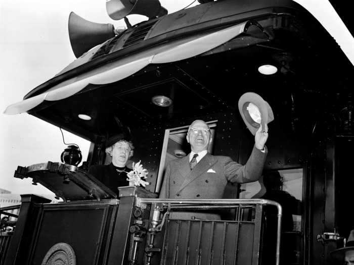 Whistle stop train campaigns were quickly made obsolete as candidates for office took to the skies for campaign engagements.