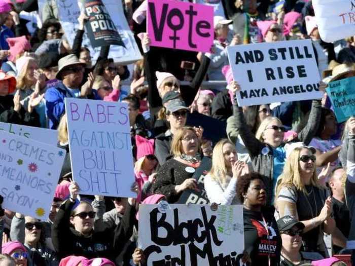 Women have become more politically engaged since 2016