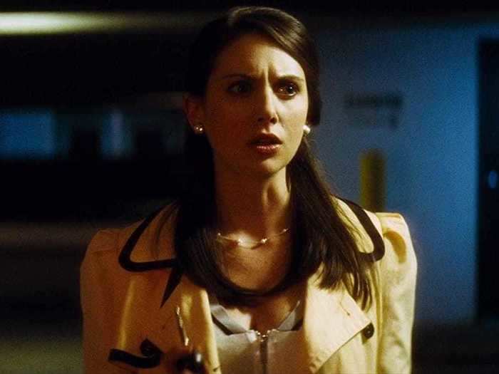 Alison Brie played publicist Rebecca Walters in "Scream 4."