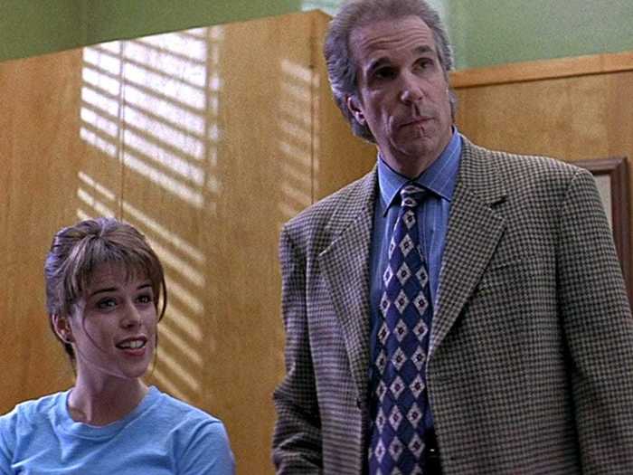 Henry Winkler played the tough-as-nails Principal Himbry in "Scream."