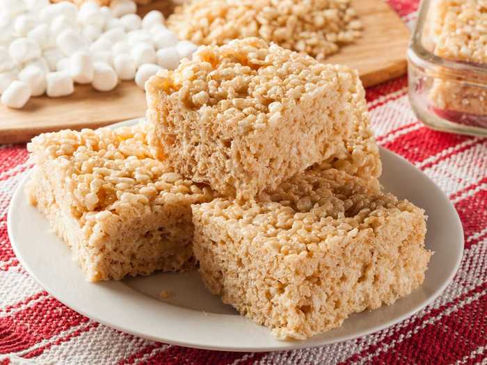 Homemade Rice Krispies Treats only need three ingredients, and they