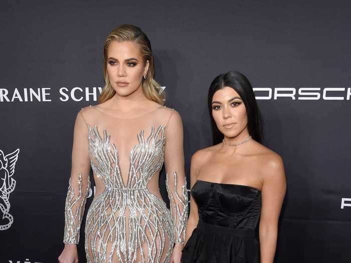 Her sisters Khloe and Kourtney wowed in their own takes on the style for the 2016 Angel Ball.