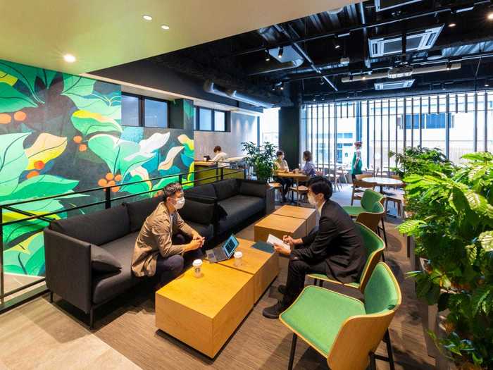 ... while others are designed for teleconferences and working in groups. A spokesperson for Starbucks told Business Insider that the workspaces are sanitized after each use.