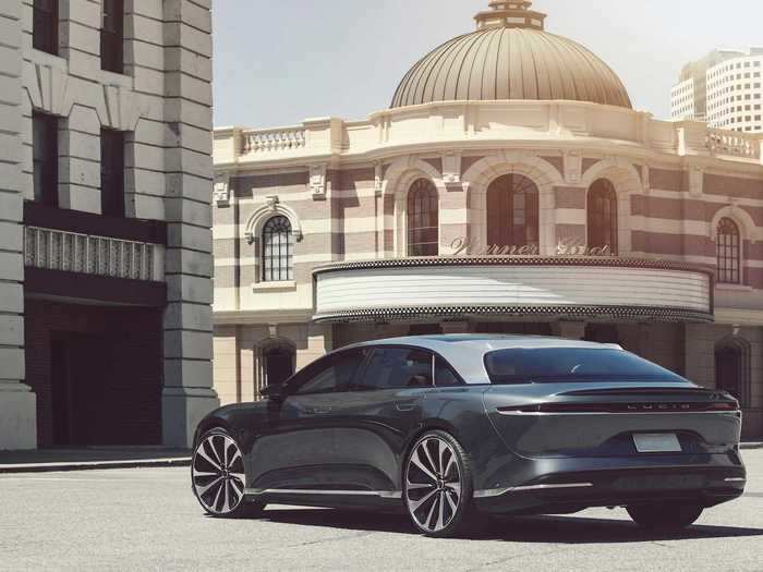 The sleek electric car is undoubtedly taking aim at the Tesla Model S, the undisputed leader of the luxury-sedan space.