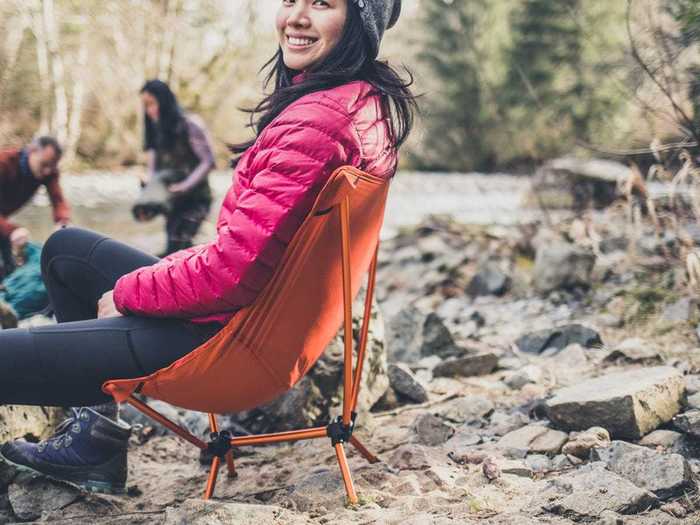 Foldable camp chairs