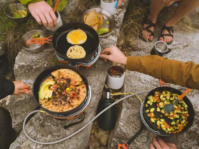 A high-quality stove setup