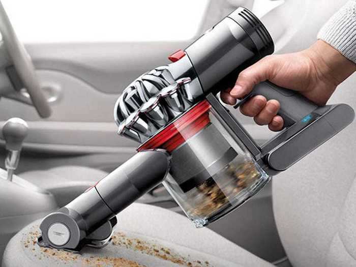 A hand-held vacuum