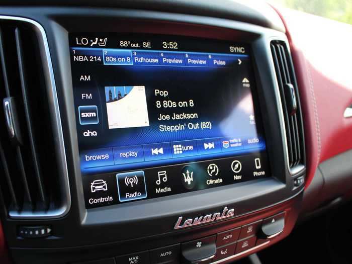 The infotainment system is undergirded by FCA