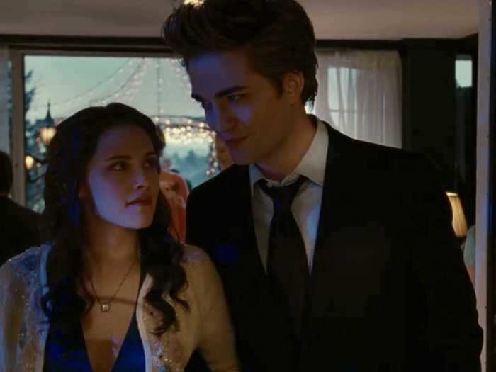 Edward only took Bella to prom so she would have a fond memory of him to recall to her children later in life long after he was out of the picture.