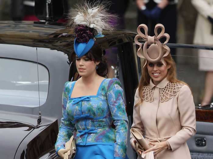 Princess Eugenie and Princess Beatrice wore unique hats to the 2011 royal wedding that went viral.