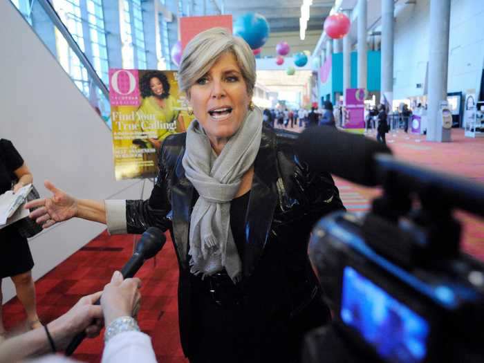 Personal finance guru Suze Orman lived out of her van for a few months in 1973.