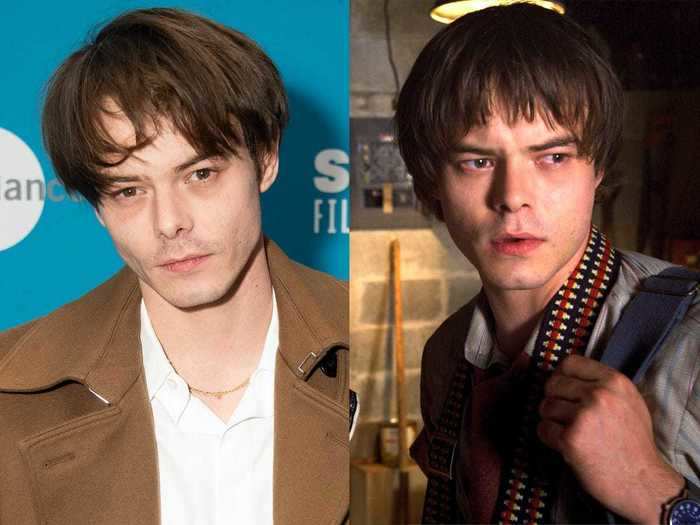 Charlie Heaton is 26 years old, while his character Jonathan Byers is about 17 years old.