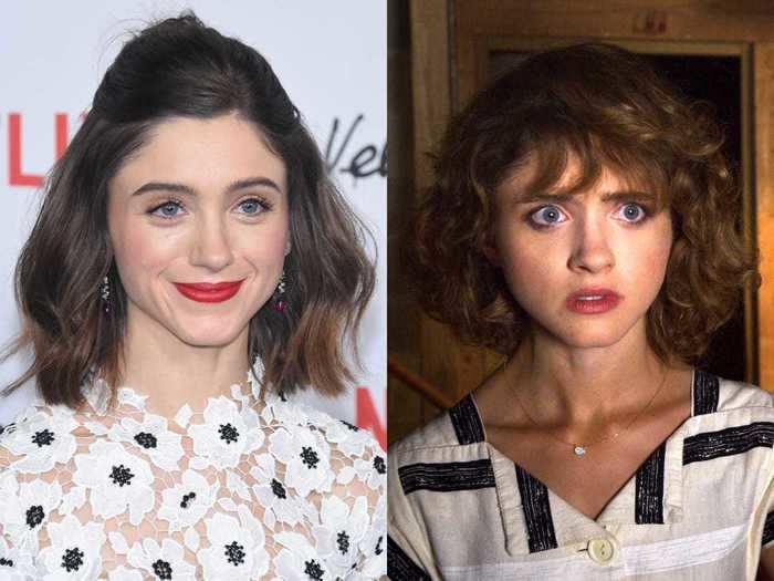 Twenty-three-year-old Natalia Dyer plays high school senior Nancy Wheeler.