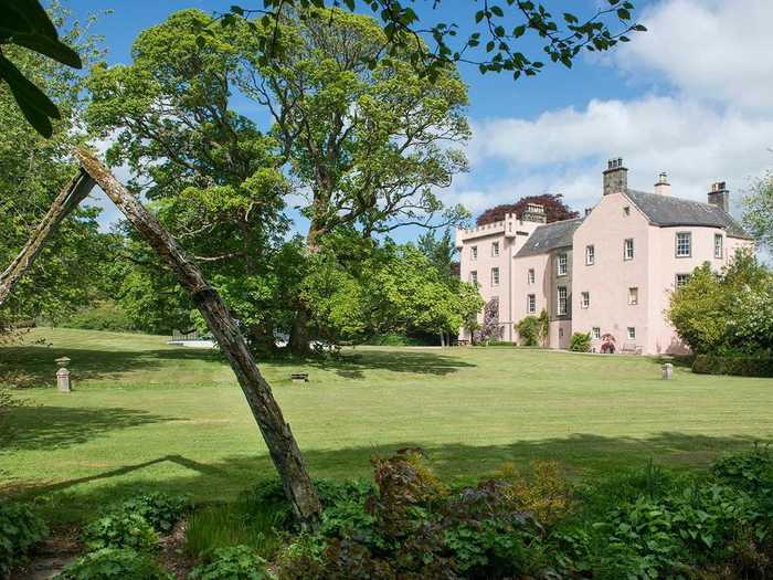 The grounds feature a croquet lawn, labyrinth, orchard, and a pavilion building big enough to host weddings.