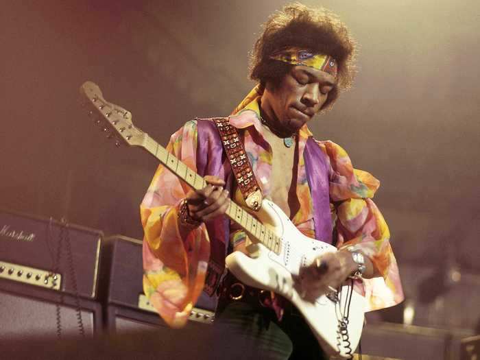 Jimi Hendrix might be one of the greatest guitar players of all time, but he never had a single make it to the top 10, let alone the top of the chart.