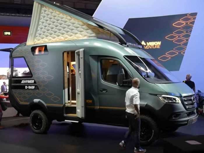 The famous Hymer VisionVenture costs a whopping $250,000.