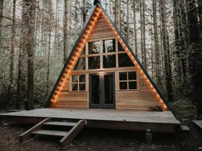 A-frame cabin in Skykomish, Washington, $229