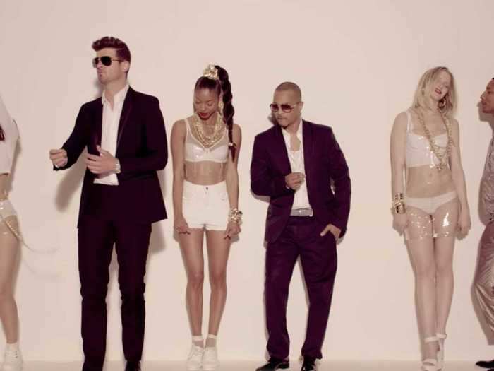 2013: "Blurred Lines" — Robin Thicke feat. T.I. and Pharrell