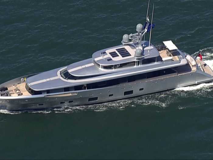 The 151-foot long vessel is owned by Chinese billionaire Guo Wengui. Guo is a friend of Bannon