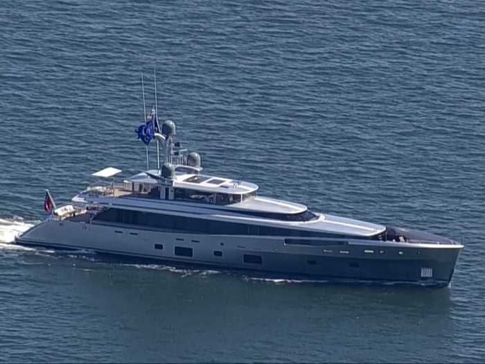 The arrest reportedly took place aboard a luxe yacht called 