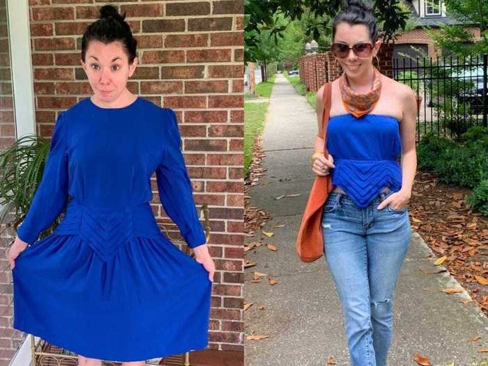 Ten years ago, Jillian Owens started "ReFashionista," a blog dedicated to transforming thrift-store clothing into brand-new looks.