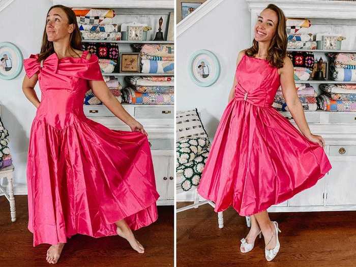 Caitlin Trantham is a self-taught seamstress who has been sharing her clothing transformations on TikTok.