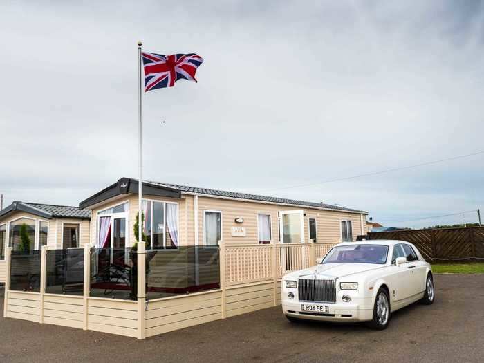 The Royal Caravan is a Buckingham Palace-inspired camper.