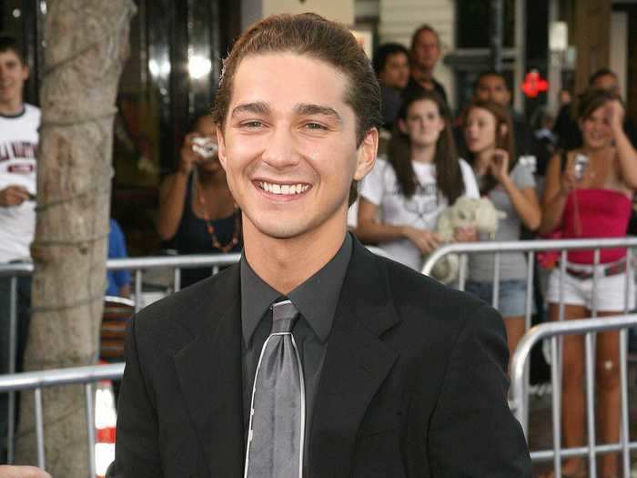 Shia LaBeouf played Sam Witwicky, the "Transformers" franchise