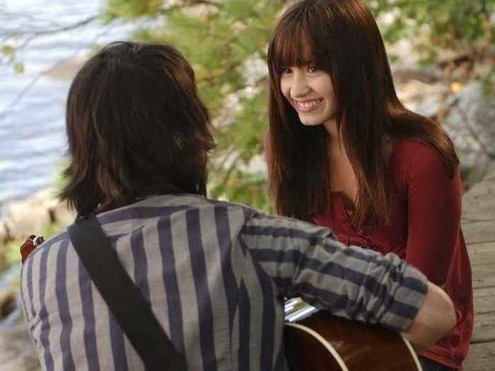 Demi Lovato first showed off her musical chops in "Camp Rock."