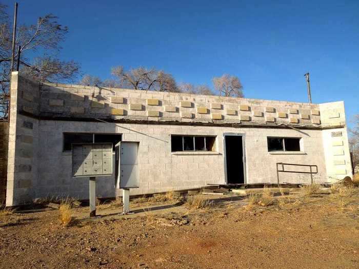 Its old post office is still standing.