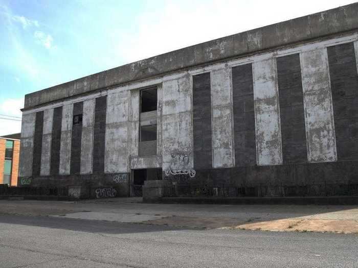 A post office that was constructed as part of the New Deal sits abandoned in Gary, Indiana.