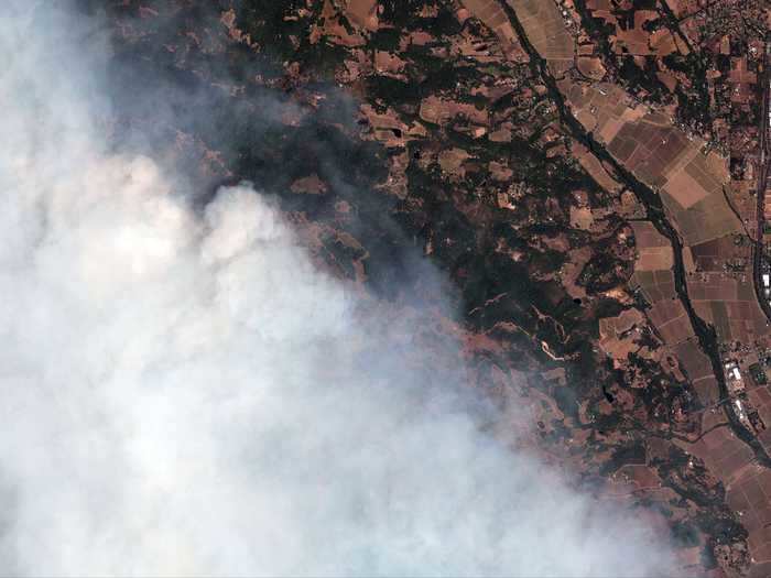 The LNU Lightning Complex Fire had destroyed at least 480 structures and killed four people.