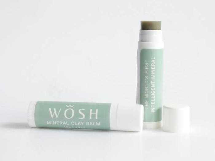 A moisturizing lip balm