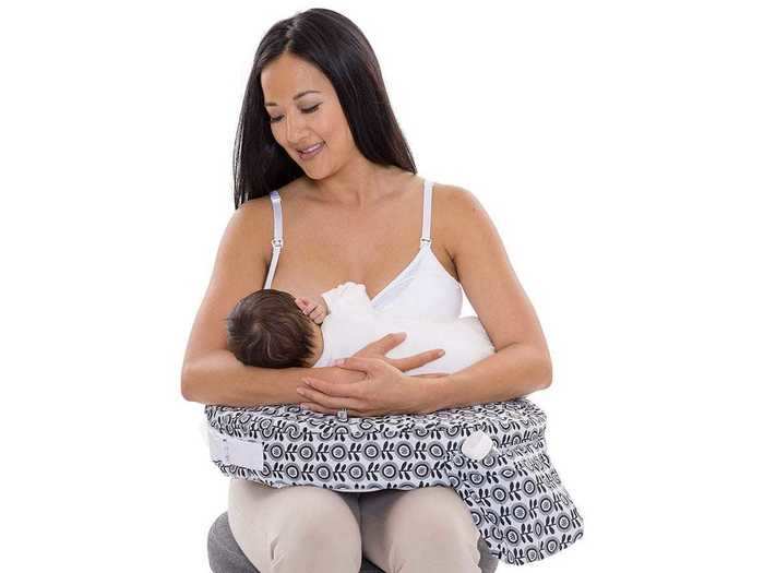 A supportive nursing pillow