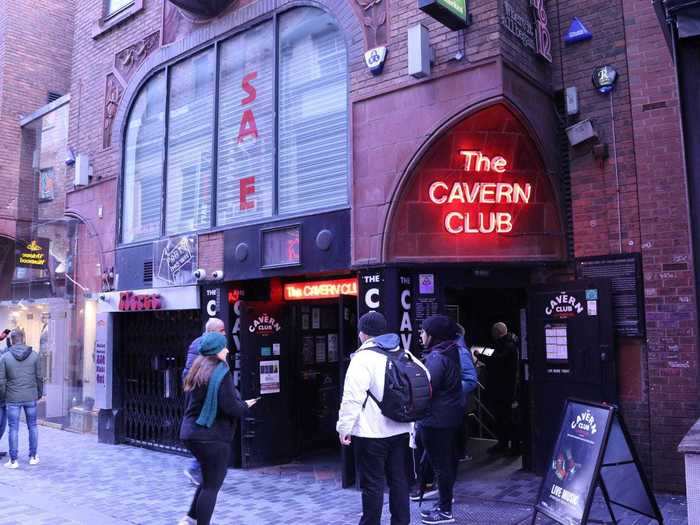 The Cavern Club is situated on Mathew Street in the heart of Liverpool.