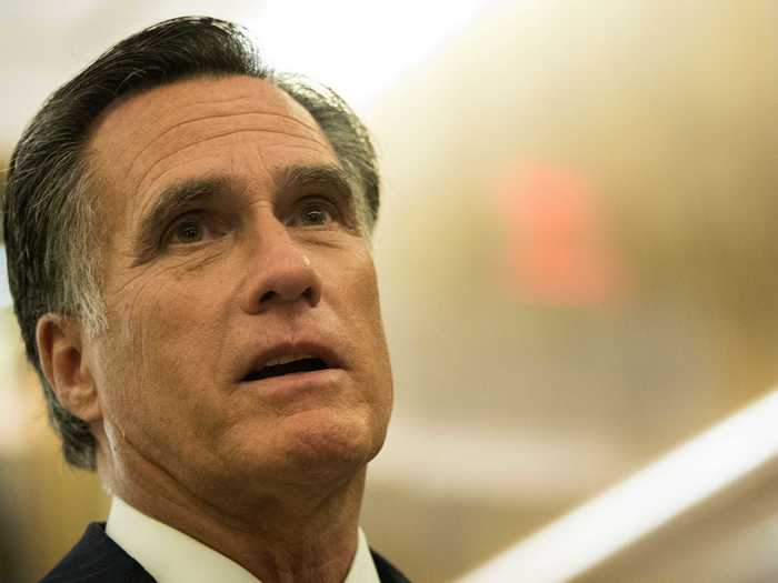 Sen. Mitt Romney of Utah