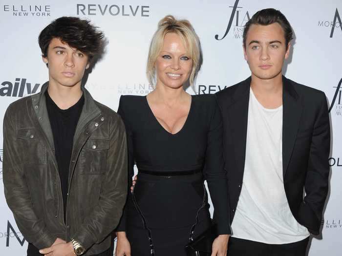 Pamela Anderson sent her two boys to public school in Malibu, and she even worked as a crossing guard.