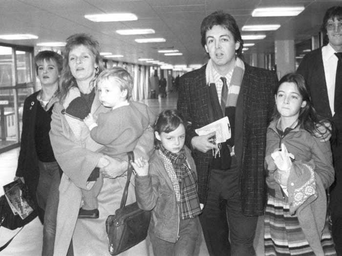 Linda and Paul McCartney sent their four children to local state schools in the United Kingdom.