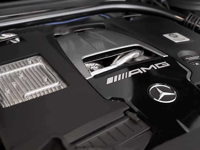 Powering the car is a 4.0-liter, twin-turbocharged V8, which puts out 577 horsepower and 627 pound-feet of torque.