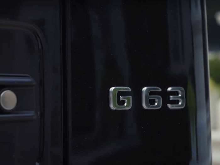 ... along with run-flats, allowing the G63 to drive even when its tires have been punctured.