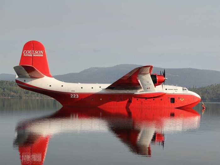 One of the more unique planes in the Coulson fleet is the Martin Mars, a World War II-era flying boat used by the US Navy.