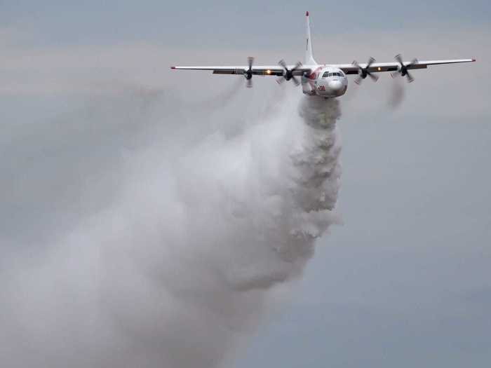 It can carry up to 4,000 gallons of water or fire retardant in its tanks while having an advantage of its jet counterparts in that it can access remote locations and utilize unpaved runways.