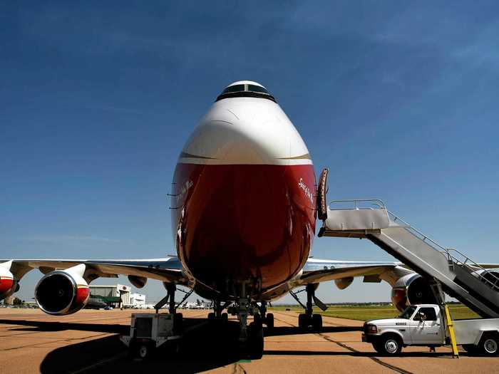 The Boeing 747 is normally known for its superior passenger capacity but the Global Supertanker