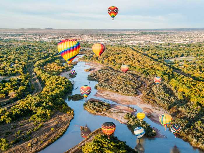 2. New Mexico: 44% more people moved in than out of this state since the start of the pandemic.