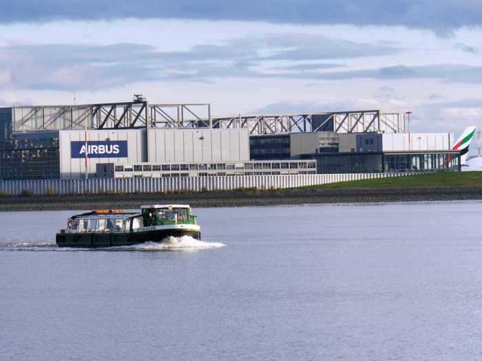 Airbus – as a European company – also has a large final assembly line in Hamburg at Finkenwerder Airport.