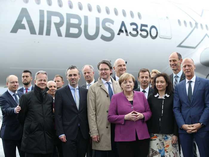 Germany ordered three Airbus A350 aircraft in 2019 as a replacement to the aging Airbus A340-300 fleet that flies top government officials around the world.