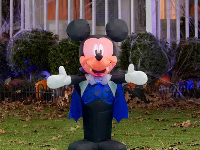 Disney traditionalists can get a vampire Mickey Mouse inflatable if they want something more playful.