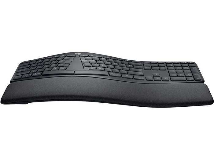 An ergonomic keyboard