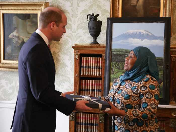 Prince William can speak Swahili.